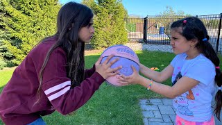 Deema and Sally play sports and games  Fair Play for kids [upl. by Nosneb845]