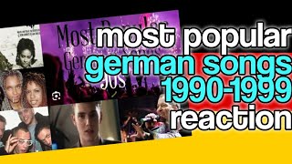 Americans React to the Most Popular German Songs 19901999 [upl. by Zabrina]