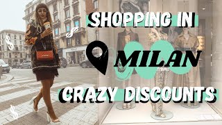 SHOPPING IN MILANAn Extra Shopping Haul With a Stylist Crazy Discounts Tips and Tricks By a Local [upl. by Namharludba687]