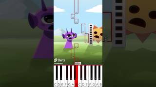 Scary Scanner Durple and Simon  Incredibox Sprunki fash  Octave Piano Tutorial [upl. by Cogen]