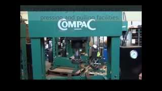 Compac EP 40 D Electrohydraulic workshop press with double acting cylinder 40 ton [upl. by Cutcliffe114]