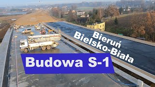 Budowa S1 21 BielskoBiała  Obwodnica Bierunia [upl. by Macey74]