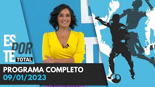 ESPORTE TOTAL  09012023  PROGRAMA COMPLETO [upl. by Ecyob]