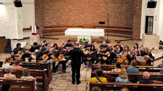 Concierto para 2 mandolinas y orquesta  I Allegro Antonio Vivaldi Ensamble de Guitarras CJJC [upl. by Niak]