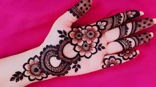 New Eid special mehndi design back hand  Mehndi design simple and easy  Mehndi design  Mehndi [upl. by Haase]