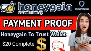 Honeygain Withdrawal Proof In Nepali  Honeygain Payment Proof In Trust Wallet  Honeygain JMPT [upl. by Tessa]