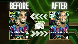 105 Rated Ronaldinho 🤯 How To Train 105 Rated Ronaldinho in eFootball  Pes 2025  ronaldinho pes [upl. by Oelgnaed]