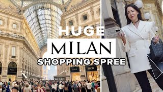 I FLEW TO MILAN TO SHOP  Milan Vlog PART 2 🇮🇹 [upl. by Mcferren]