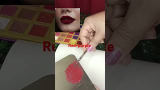 I Mixed red amp purple lipstick together shorts youtubeshorts lipsticktutorial makeuptutorial [upl. by Rory98]