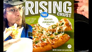 Rising Crust Bacon Jalapeno Pizza  Great Value [upl. by Akerley]