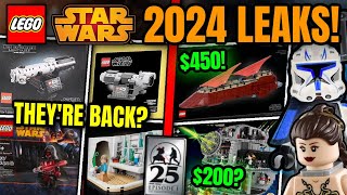 NEW LEGO Star Wars 2024 LEAKS UCS SAIL BARGE MAY 4TH PROMO 25TH ANNIVERSARY DEATH STAR amp MORE [upl. by Arst]