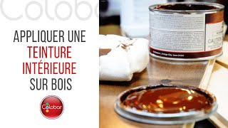 Comment appliquer la teinture intérieure sur bois [upl. by Llednek]