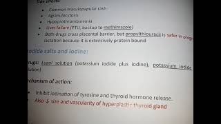 Antithyroid drugs Lecture Endocrine Pharmacology [upl. by Minny]