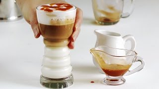 How to Make Caramel Macchiato  Starbucks at Home  Copycat Recipe 스타벅스 카라멜 마끼아또 만들기  한글 자막 [upl. by Acinoryt912]