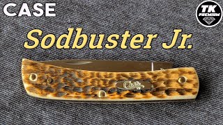 Case Sodbuster Jr Amber Bone Peach Seed Jig 245 6137 SS Pocket Knife [upl. by Okwu171]