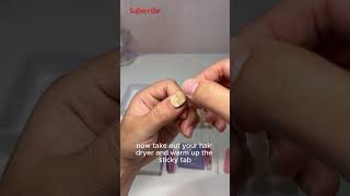 How to Apply Pressons Correctly custompressonnails [upl. by Mauer]