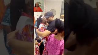 Adorable moment patience Ozokwor met Ramsey Nouah after so many years Anwww [upl. by Gainer]