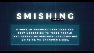 apco cybersecurity month smishing1 [upl. by Deaner]