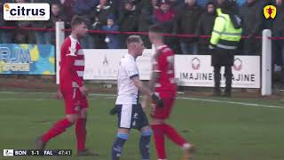 Match Highlights  Bonnyrigg Rose 21 Falkirk [upl. by Heer736]