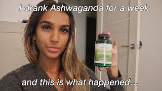 I drank ASHWAGANDA for 7 days and this what happened… [upl. by Anrev]