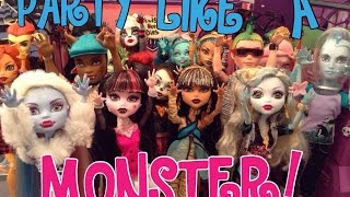 Monster High quotParty Like A Monsterquot Music Video [upl. by Norted253]