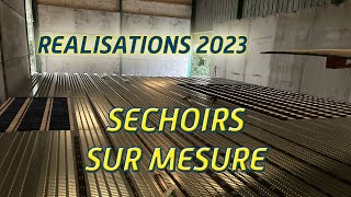 Séchoirs sur mesure nos réalisations 2023 [upl. by Farr74]