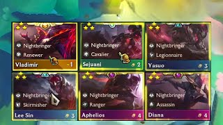 6 Nightbringer ALL 3 Star  ⭐⭐⭐  TFT SET 55 [upl. by Ettelrahc367]