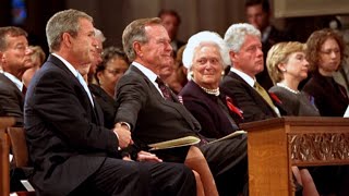 The gesture George HW Bush offered his son at a memorial service after 911 [upl. by Alexandre790]