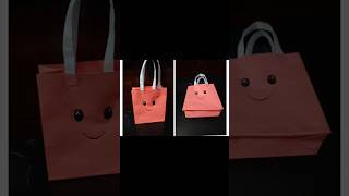 How to make paper bagorigami paper bag craft viralshorts paperbag [upl. by Cimbura]