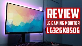 Gaming Monitor GSync Pertama LG  Review LG32GK850G [upl. by Tremayne]