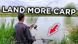 How To Reel In A Big Fish  Easy ways to land more carp [upl. by Arutnev]