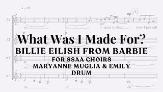 quotWhat I was Made forquot for SSAA Choirs arranged by MaryAnne Muglia and Emily Drum [upl. by Scotti675]