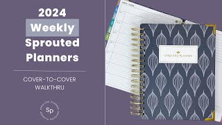 2024 Weekly Sprouted Planner  Best Selling Planner [upl. by Sabec]