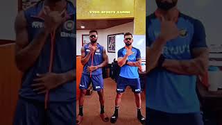 🕺🕺 Virat Kohli and Hardik Pandya dance chill funny [upl. by Assecnirp]