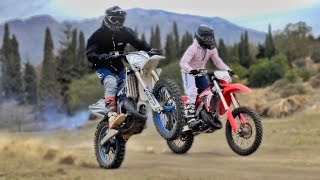 Yamaha YZ125 VS Honda CR125 Enduro ⛰️ [upl. by Aniat]