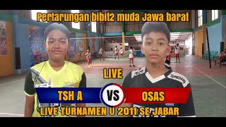 KEJUARAAN voli KU 2011 PUTRA JABAR  OSAS VS TSH A  GOR SINTA [upl. by Pellet]