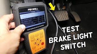 HOW TO KNOW IF BRAKE LIGHT SWITCH IS BAD OR GOOD TEST BRAKE LIGHT SWITCH [upl. by Sadinoel342]