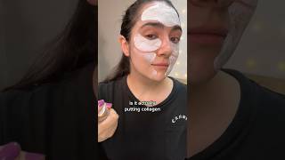 trying magic disappearing collagen patches 💆🏻‍♀️✨ [upl. by Waxler]