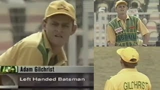 Adam Gilchrist ODI Debut vs South Africa 1996 Titan Cup  Gilchrist First Innings in ODI Cricket [upl. by Eudoxia]