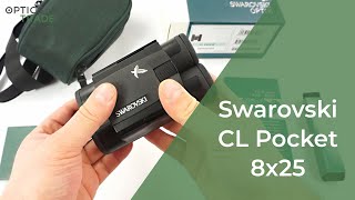 Swarovski CL Pocket 8x25 Binoculars  Optics Trade Reviews [upl. by Nylevol]