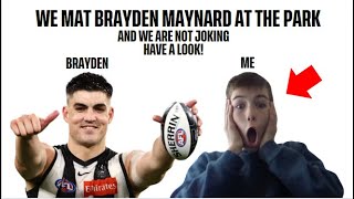 TakeTwoTwins and CollingwoodMagpies Superstar BraydenMaynard play ball [upl. by Orazio]