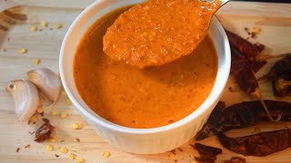 Shawarma Red Chili Sauce Recipe by Lively Cooking [upl. by Airet]