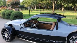 2023 Vanderhall Carmel hard top glass wind screen 668 miles Clean [upl. by Blodget802]