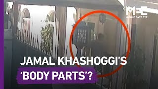 Turkish TV says CCTV footage shows body parts of Khashoggi being moved [upl. by Yerag]