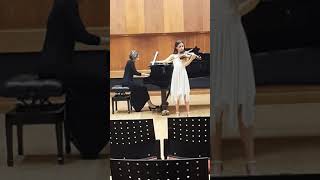 Spohr violin concerto no 2 1st mov Avigail Tal 10 student of Prof Geisler Jerusalem [upl. by Ryley125]