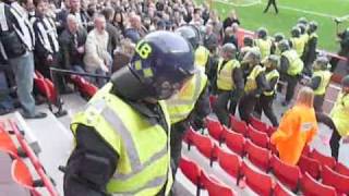 Sunderland 21 Newcastle Utd  Crowd Trouble  251008 [upl. by Nolaj]