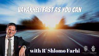 Vayakhel Fast as you can [upl. by Hersh]