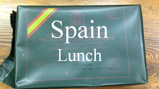 MRE Review Spanish Individual Combat Ration Menu A2 [upl. by Meriel457]