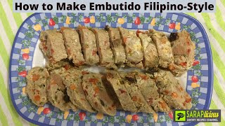 How to Make Embutido Meatloaf FilipinoStyle [upl. by Airb]