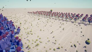 PEA SHOOTER Army vs 1000 Halflings TABS Mod Totally Accurate Battle Simulator [upl. by Zachary843]